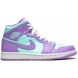 Nike Air Jordan 1 Mid Purple Pulse Glacier Blue