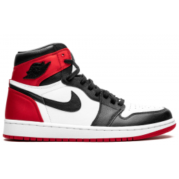 Nike Air Jordan 1 High Satin Black Toe