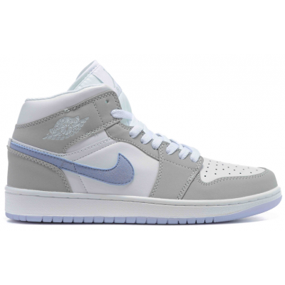 Nike Air Jordan 1 Retro Grey Aluminium с мехом