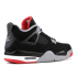 Nike Air Jordan IV 4 Retro Black Cement с мехом