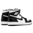 Nike Air Jordan 1 Retro Hi Og Black/White с мехом
