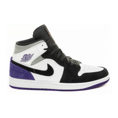 Nike Air Jordan 1 Mid SE Varsity Purple зимние