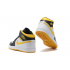 Nike Air Jordan 1 Mid черно-белые с желтым