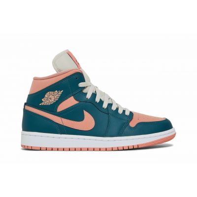 Nike Wmns Air Jordan 1 Mid Dark Teal Green