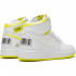 Кроссовки Nike Air Jordan 1 Retro white/yellow