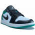 Nike Air Jordan 1 Low White Black Mystic Green